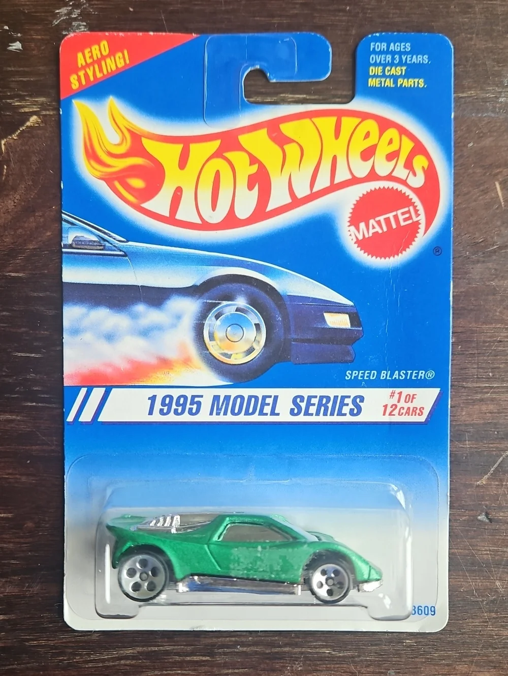 Speed Blaster 1995 Hot Wheels Car - 5 Hole Wheels